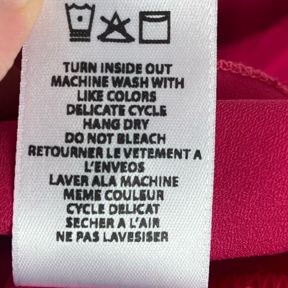 Anthropologie Amadi Tiered Ruffle Pink Cami Tank Size XS Layer Top Bohemian Boho - Picture 6 of 8